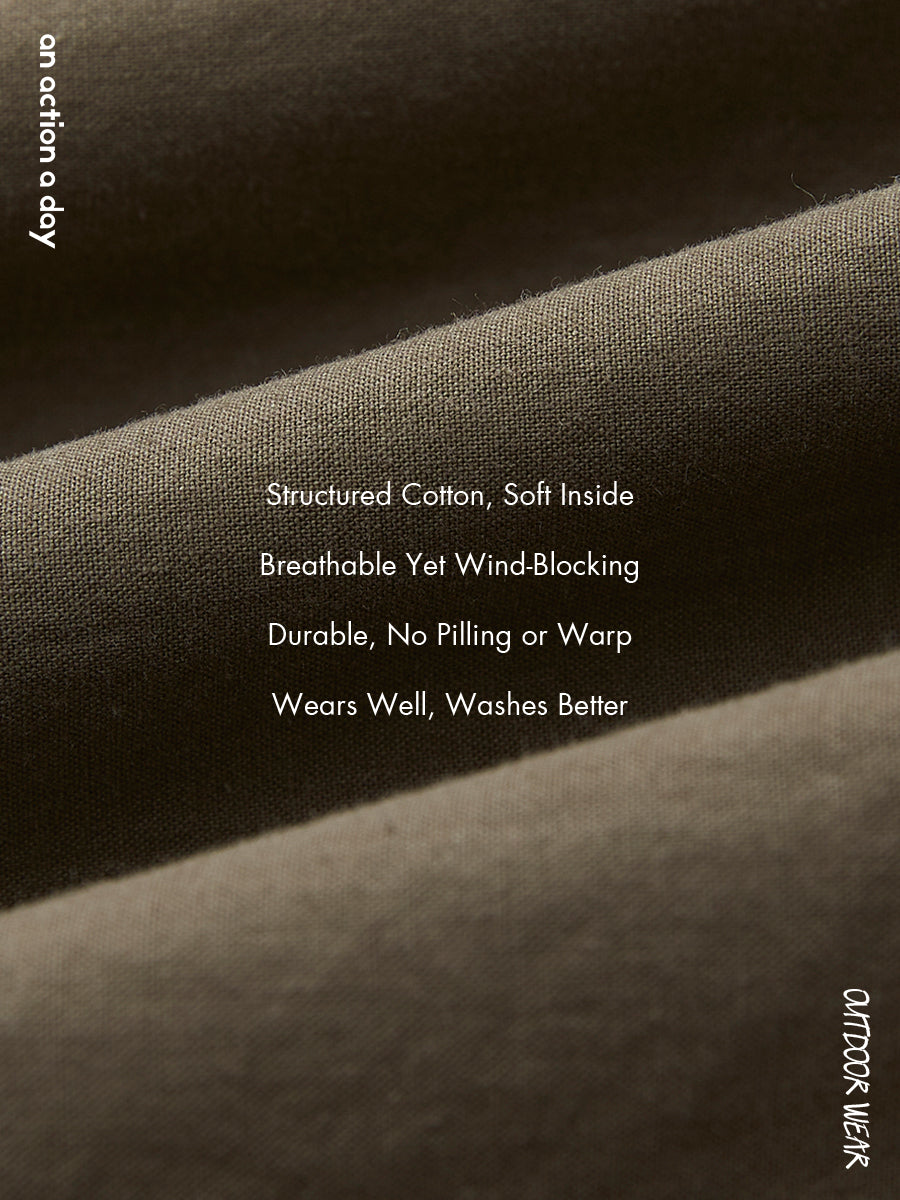 Bawełniany oversize'owy płaszcz typu trencz